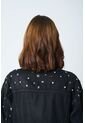 Chaqueta Black Para Mujer Silueta Trucker Chaqueta Black Para Mujer Silueta Trucker Negro XL VÉLEZ de Vélez