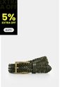 Cinturón Unifaz Trenzado De Cuero Para Hombre Atlas Cinturón Unifaz Trenzado De Cuero Para Hombre Atlas Verde Oliva 44 VÉLEZ de Vélez