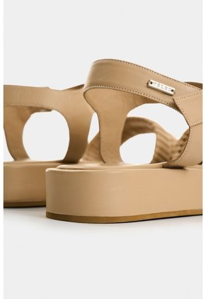 Sandalia Plataforma De Cuero Para Mujer Eos Sandalia Plataforma De Cuero Para Mujer Eos Arena 36 VÉLEZ