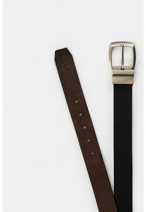 Cinturón Doble Faz De Cuero Para Hombre Serpia Cinturón Doble Faz De Cuero Para Hombre Serpia Combinado 40 VÉLEZ