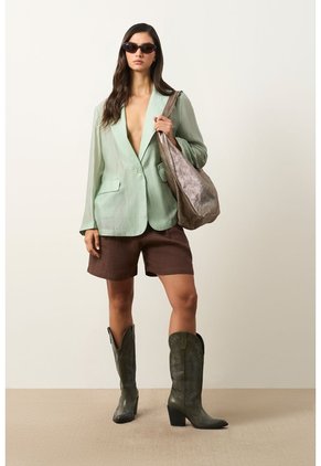 Blazer Regular Para Mujer Starlight Blazer Regular Para Mujer Starlight Verde S VÉLEZ