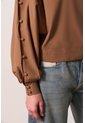 Camisa Oversize Para Mujer Savia Camisa Oversize Para Mujer Savia Tabaco M VÉLEZ de Vélez