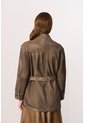 Chaqueta Parka En Gamuza Envejecida Para Mujer Lumbre Chaqueta Parka En Gamuza Envejecida Para Mujer Lumbre Verde Oliva S VÉLEZ de Vélez