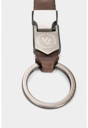 Llavero De Cuero Mosquetón Llavero De Cuero Mosquetón Cafe VÉLEZ