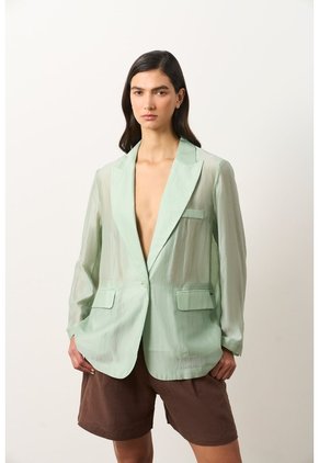 Blazer Regular Para Mujer Starlight Blazer Regular Para Mujer Starlight Verde S VÉLEZ