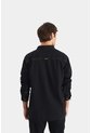 Sobrecamisa Duna Manga Larga De Algodón Para Hombre Bolsillo En Cuero Sobrecamisa Duna Manga Larga De Algodón Para Hombre Bolsillo En Cuero Negro L VÉLEZ de Vélez
