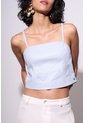 Top De Cuero Para Mujer Starlight Top De Cuero Para Mujer Starlight Azul Claro M VÉLEZ de Vélez
