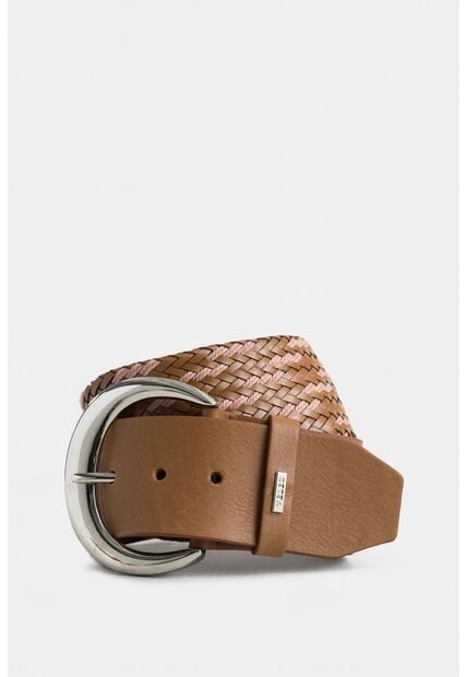 Cinturón Unifaz Aurora De Cuero Para Mujer Detalle Trenzado Cinturón Unifaz Aurora De Cuero Para Mujer Detalle Trenzado Miel XL VÉLEZ