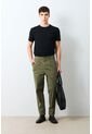 Pantalón Apis En Drill Para Hombre Silueta Baggy Pantalón Apis En Drill Para Hombre Silueta Baggy Verde Oliva 38 VÉLEZ de Vélez