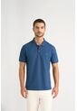 Polo Para Hombre Semi Fit Detalle Jacquard Polo Para Hombre Semi Fit Detalle Jacquard Azul Oscuro XXL VÉLEZ de Vélez