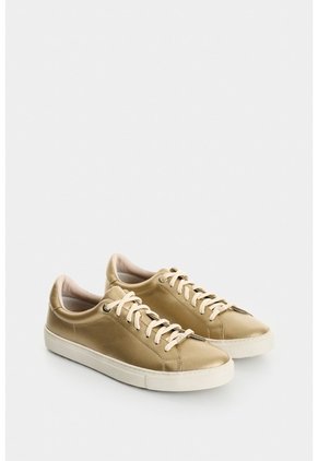 Tenis De Cuero Folia Para Mujer Oda Tenis De Cuero Folia Para Mujer Oda Dorado 36 VÉLEZ
