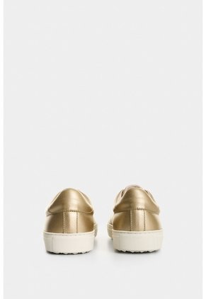 Tenis De Cuero Folia Para Mujer Oda Tenis De Cuero Folia Para Mujer Oda Dorado 36 VÉLEZ