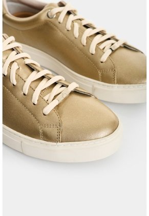 Tenis De Cuero Folia Para Mujer Oda Tenis De Cuero Folia Para Mujer Oda Dorado 36 VÉLEZ