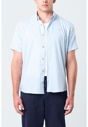 Camisa Manga Corta Enif Para Hombre Silueta Clásica Camisa Manga Corta Enif Para Hombre Silueta Clásica Azul Claro XL VÉLEZ