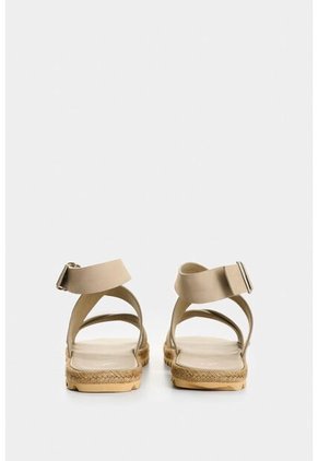 Sandalia Plana Orbi 2.0 De Cuero Para Mujer Detalle Yute Sandalia Plana Orbi 2.0 De Cuero Para Mujer Detalle Yute Arena 37 VÉLEZ