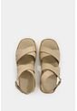 Sandalia Plana Orbi 2.0 De Cuero Para Mujer Detalle Yute Sandalia Plana Orbi 2.0 De Cuero Para Mujer Detalle Yute Arena 37 VÉLEZ de Vélez
