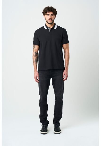 Jean Capri Semi Fitted Para Hombre Black Denim Jean Capri Semi Fitted Para Hombre Black Denim Negro 32 VÉLEZ