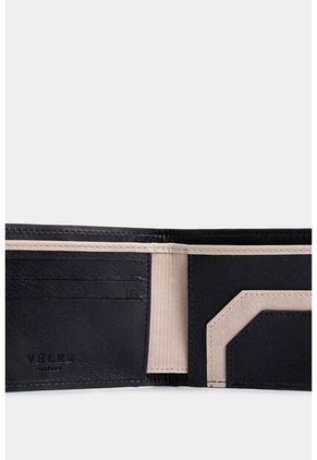 Billetera Yucatán De Cuero Para Hombre Detalle Contraste Billetera Yucatán De Cuero Para Hombre Detalle Contraste Negro Vélez