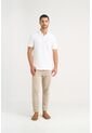 Polo Para Hombre Semi Fit Detalle Jacquard Polo Para Hombre Semi Fit Detalle Jacquard Blanco M VÉLEZ de Vélez