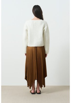 Cardigan Tejido Para Mujer Aurelia Cardigan Tejido Para Mujer Aurelia Crema L VÉLEZ