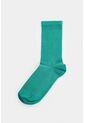 Calcetines Media Pierna Acanalado Para Hombre Diseño Deportivo Calcetines Media Pierna Acanalado Para Hombre Diseño Deportivo Agua Marina XS VÉLEZ de Vélez