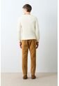 Sweater Tejido En Algodón Para Hombre Manga Ranglan Sweater Tejido En Algodón Para Hombre Manga Ranglan Crema XXL VÉLEZ de Vélez