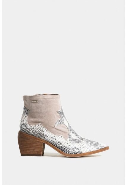 Botines Amanita De Cuero Para Mujer Cortes Gamuza Botines Amanita De Cuero Para Mujer Cortes Gamuza Gris 35 VÉLEZ