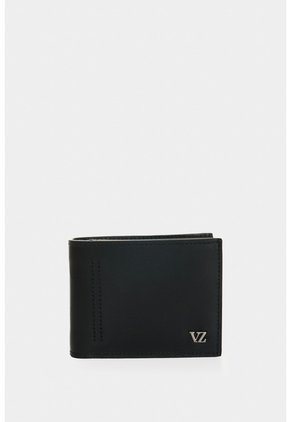 Kit Billetera + Llavero De Cuero Para Hombre Brand 2 Kit Billetera + Llavero De Cuero Para Hombre Brand 2 Negro VÉLEZ
