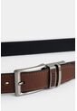 Cinturón Doble Faz De Cuero Para Hombre Doble Pasador Cinturón Doble Faz De Cuero Para Hombre Doble Pasador Miel 34 VÉLEZ de Vélez