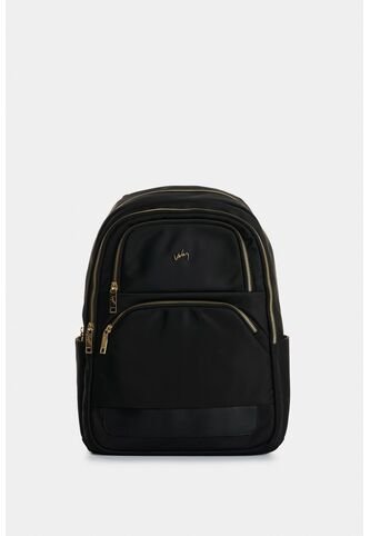 Tula Morral En Lona Y Cuero Para Mujer Biel Tula Morral En Lona Y Cuero Para Mujer Biel Negro VÉLEZ Vélez