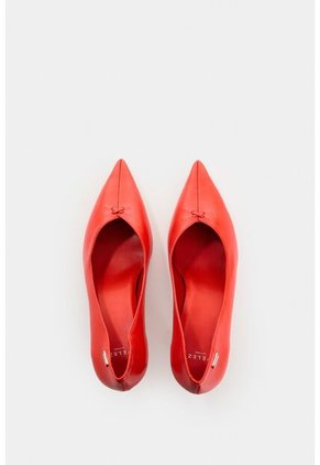 Tacones Jacinto De Cuero Para Mujer Stiletto Tacones Jacinto De Cuero Para Mujer Stiletto Rojo 37 VÉLEZ