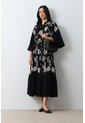 Vestido Bordado Cuello Nerú Para Mujer Efos Vestido Bordado Cuello Nerú Para Mujer Efos Negro 12 VÉLEZ de Vélez
