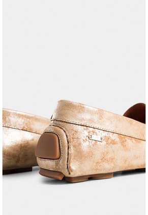 Mocasines Manchester De Cuero Folia Para Mujer Antifaz Mocasines Manchester De Cuero Folia Para Mujer Antifaz Dorado 35 VÉLEZ