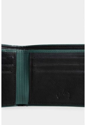 Billetera Cumbal De Cuero Para Hombre Detalles En Contraste Billetera Cumbal De Cuero Para Hombre Detalles En Contraste Negro Vélez