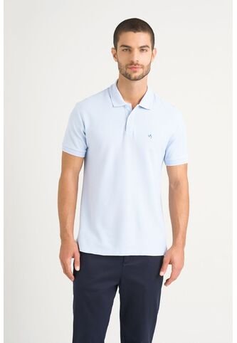 Polo Summer Para Hombre Semi Ajustada Polo Summer Para Hombre Semi Ajustada Azul Claro XS VÉLEZ Vélez