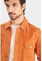 Chaqueta Zambeze De Gamuza Para Hombre Cuello Camisero Chaqueta Zambeze De Gamuza Para Hombre Cuello Camisero Naranja XL VÉLEZ de Vélez