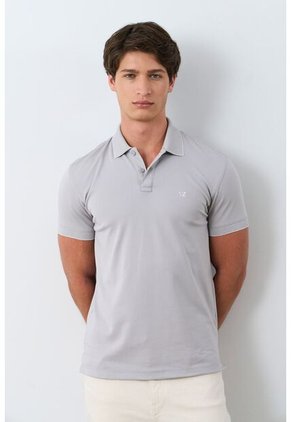 Polo Manga Corta Solan Para Hombre Semi Fitted Polo Manga Corta Solan Para Hombre Semi Fitted Crema XXL VÉLEZ