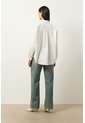 Camisa Manga Larga Oversized Para Mujer Claire Camisa Manga Larga Oversized Para Mujer Claire Blanco M VÉLEZ de Vélez