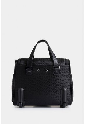 Maleta De Viaje Bloom 2 En Jacquard Para Mujer Sistema Trolley Maleta De Viaje Bloom 2 En Jacquard Para Mujer Sistema Trolley Negro VÉLEZ