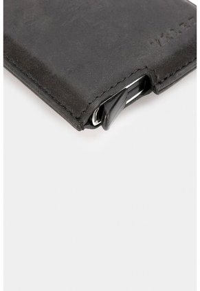 Porta Documentos De Cuero Miniwallet Porta Documentos De Cuero Miniwallet Negro VÉLEZ