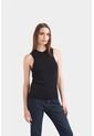 Top Tank Tejido Rectilíneo Para Mujer Manga Sisa Top Tank Tejido Rectilíneo Para Mujer Manga Sisa Negro S VÉLEZ de Vélez