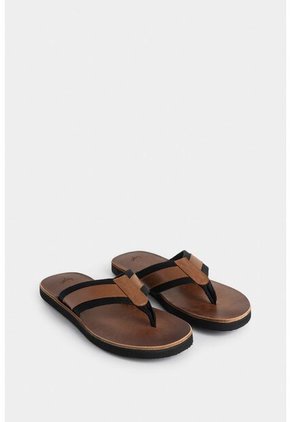 Sandalia Plana Alfil 2 De Cuero Para Hombre Capellada En Reata Sandalia Plana Alfil 2 De Cuero Para Hombre Capellada En Reata Miel 41 VÉLEZ