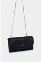 Porta Chequera Kauai De Cuero Pelo Para Mujer Corte Hexagonal Porta Chequera Kauai De Cuero Pelo Para Mujer Corte Hexagonal Negro VÉLEZ de Vélez