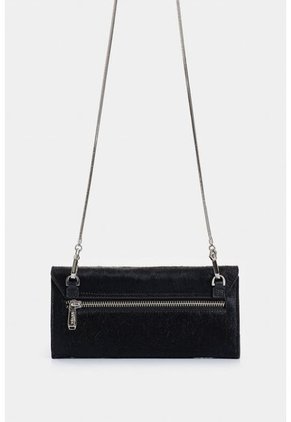Porta Chequera Kauai De Cuero Pelo Para Mujer Corte Hexagonal Porta Chequera Kauai De Cuero Pelo Para Mujer Corte Hexagonal Negro VÉLEZ