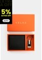 Kit Billetera + Llavero De Cuero Para Hombre Boyeros 2 Kit Billetera + Llavero De Cuero Para Hombre Boyeros 2 Negro VÉLEZ de Vélez