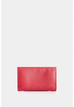 Billetera De Cuero Para Mujer Real 4 Billetera De Cuero Para Mujer Real 4 Rojo VÉLEZ