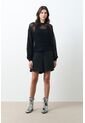Sweater Tejido Taroa Para Mujer Semi Cropped Sweater Tejido Taroa Para Mujer Semi Cropped Negro XL VÉLEZ de Vélez