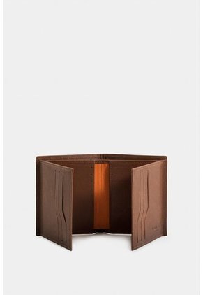 Billetera Khalid De Cuero Para Hombre Costuras Decorativas Billetera Khalid De Cuero Para Hombre Costuras Decorativas Arena Vélez