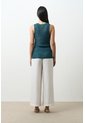 Camiseta Tejida Para Mujer Efecto Metalizado Lúrex Camiseta Tejida Para Mujer Efecto Metalizado Lúrex Azul Aguamarina XL VÉLEZ de Vélez
