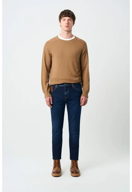 Jean Terra Semi Fitted Para Hombre Detalles En Cuero Jean Terra Semi Fitted Para Hombre Detalles En Cuero Azul 38 VÉLEZ